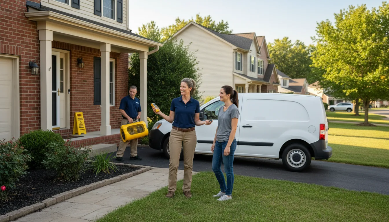 Water restoration image for Home Water Damage Repair in Lebanon, OK